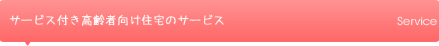 介護適合高齢者専用住宅のサービス